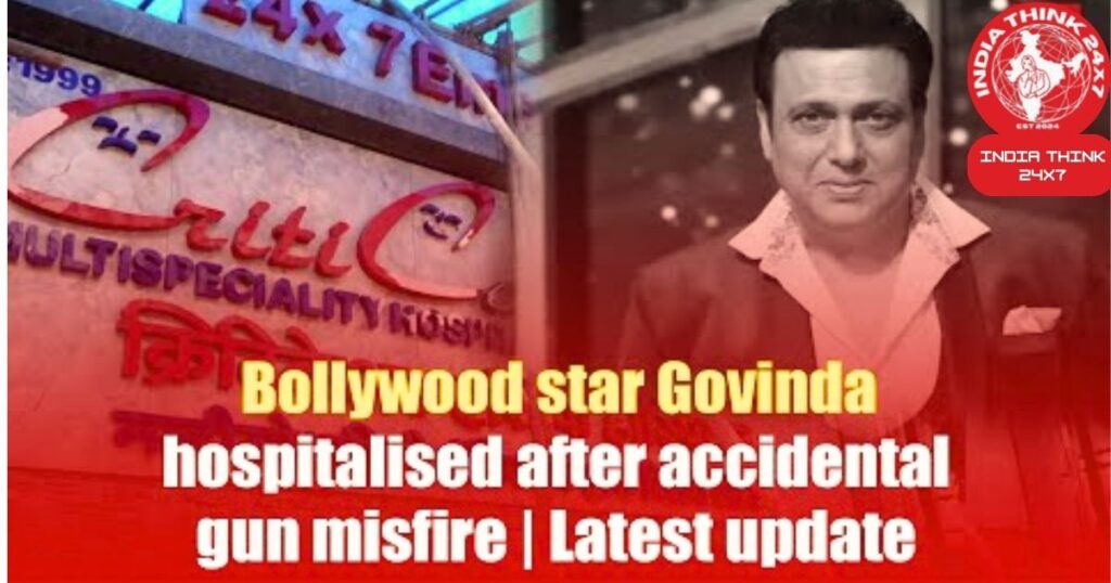 Govinda Accidentally Shoots Himself with Revolver Misfire